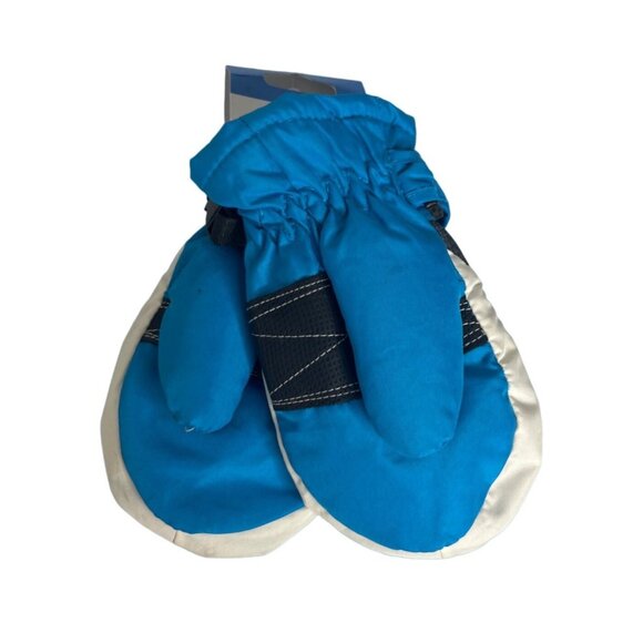 Rugged Wear Youth Cold Weather Ski Mittens Insulated Blue Gray Size S/M New - Picture 2 of 7